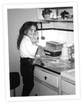 Melissa, catering from an early age!